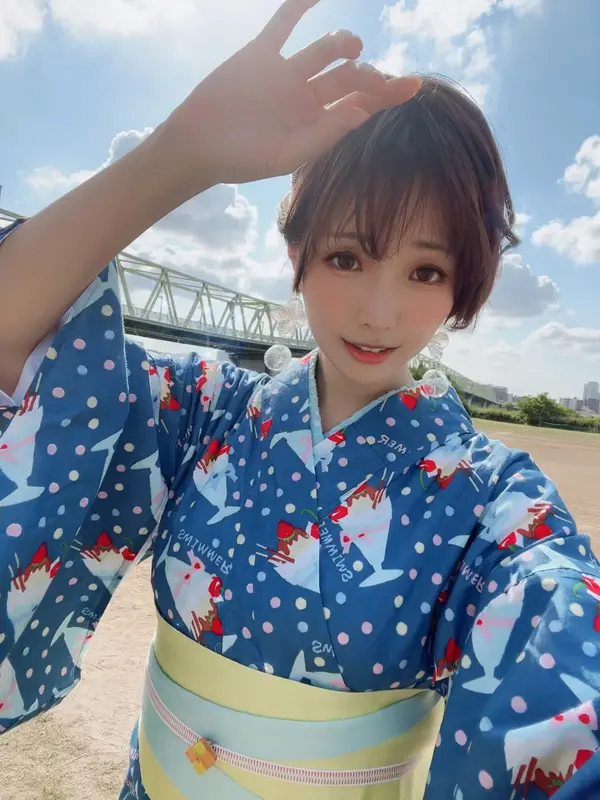 ElyEE子 - NO.121【寫真8月訂閱】A-聖代浴衣 Sundae Yukata 6
